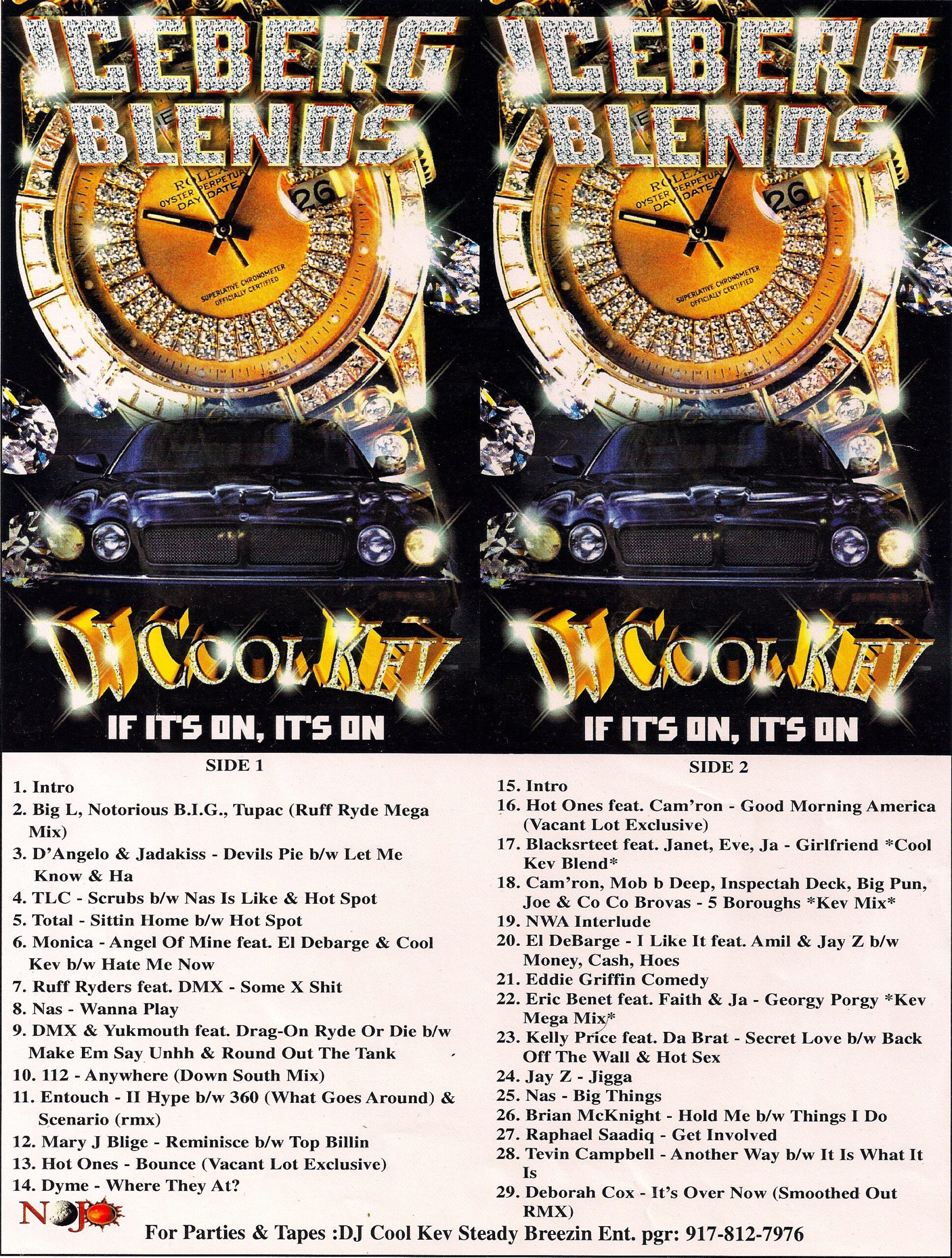 DJ Cool Kev – Iceberg Blends, Hip Hop, Blends, Throwback Hip Hop, Downloads, Mixtape Downloads