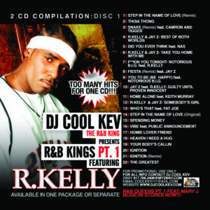 DJ Cool Kev – Best Of R Kelly CD # 1, R&B, RnB, Mixtape Downloads, Downloads, Best Of